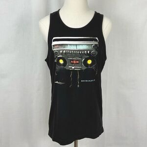 One Republic Black Tank Top Shirt Mens/Unisex Sz Small Band Shirt Boombox